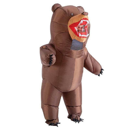 Bear Cartoon Costumes Air Model Inflatable Costume Funny Dress Up Props Halloween Party Clothes Adult One Size