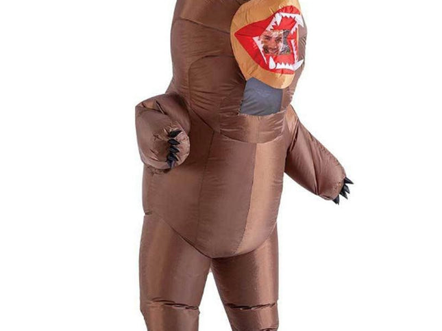 Bear Cartoon Costumes Air Model Inflatable Costume Funny Dress Up Props Halloween Party Clothes Adult One Size