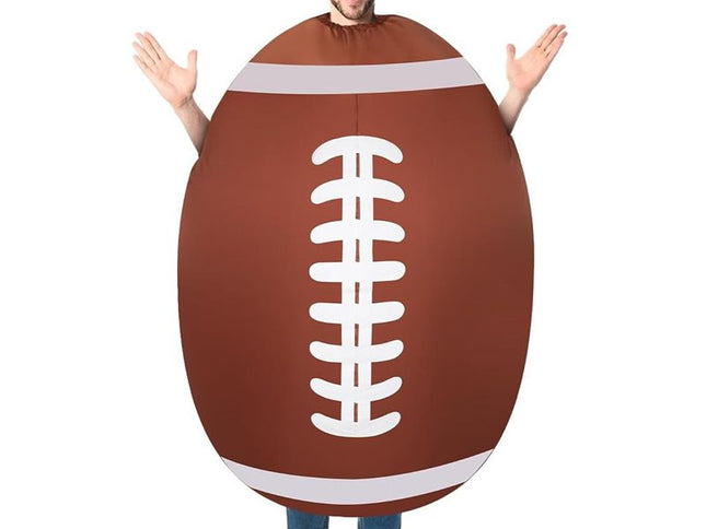 Rugby Ball Inflatable Costume ‚Äì Adult One Size