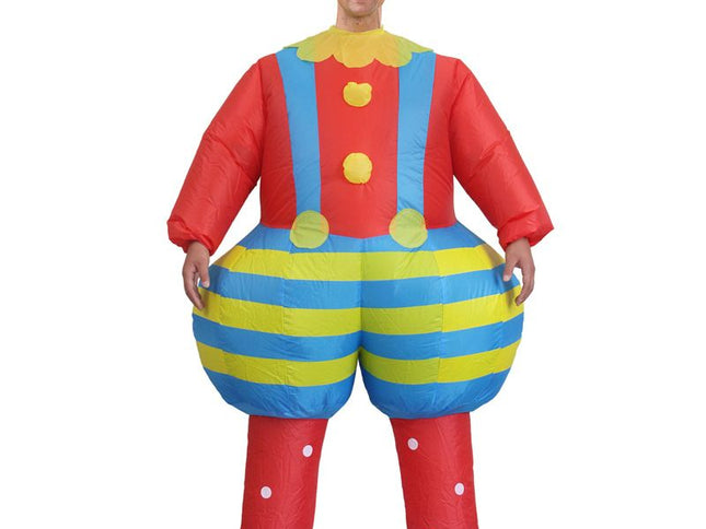 Suspenders Clown Inflatable Costume ‚Äì Adult One Size