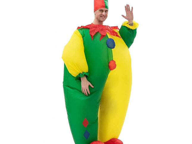 Classic Clown Inflatable Costume ‚Äì Adult One Size