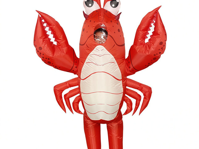 Lobster Cartoon Costumes Air Model Inflatable Costume Funny Dress Up Props Halloween Party Clothes Adult One Size