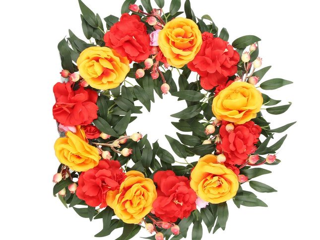Halloween Garland Artificial Garland Window Door Hanging Wreath for Halloween Decor