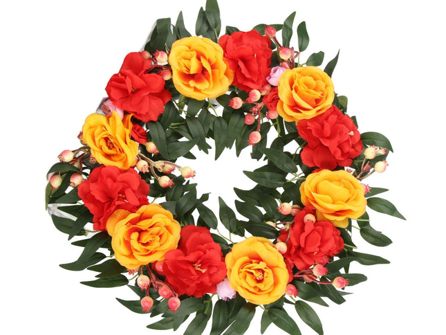 Halloween Garland Artificial Garland Window Door Hanging Wreath for Halloween Decor