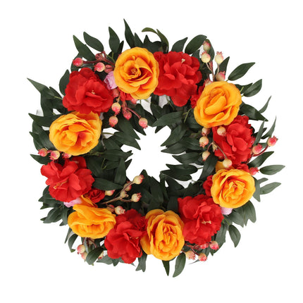 Halloween Garland Artificial Garland Window Door Hanging Wreath for Halloween Decor
