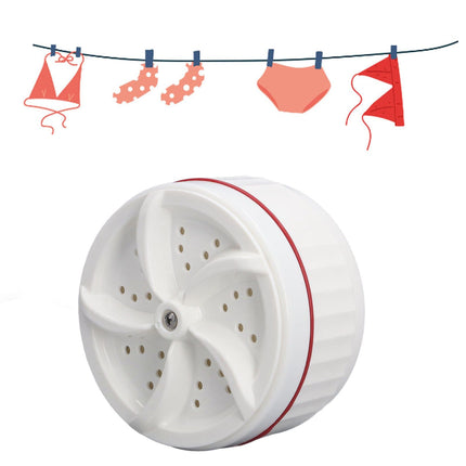 Mini Washing Machine USB Power 30 Mins Washing Water Saving Stable Auto Off Portable Washing Machine for Travel Home