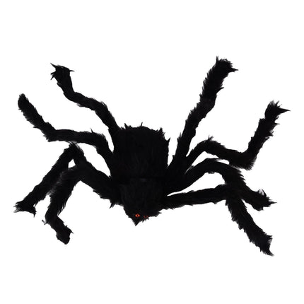 Decorative Spider Spook House Artificial Spider with Fake Cobweb for Party Halloween Festival Decoration