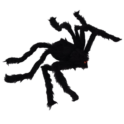 Decorative Spider Spook House Artificial Spider with Fake Cobweb for Party Halloween Festival Decoration