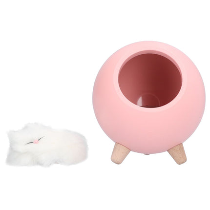 Cute Cat Touch Led Night Light with USB Cable Rechargeable Touch Dimming Cat House LED Night Light for Bedroom