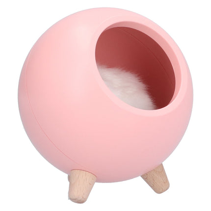 Cute Cat Touch Led Night Light with USB Cable Rechargeable Touch Dimming Cat House LED Night Light for Bedroom