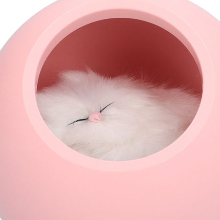 Cute Cat Touch Led Night Light with USB Cable Rechargeable Touch Dimming Cat House LED Night Light for Bedroom