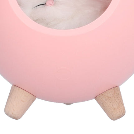 Cute Cat Touch Led Night Light with USB Cable Rechargeable Touch Dimming Cat House LED Night Light for Bedroom