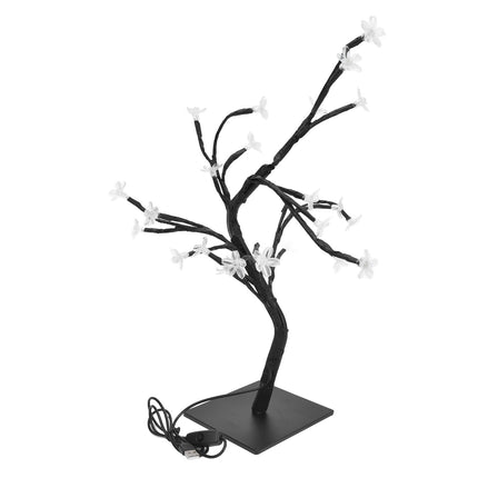 Cherry Blossoms Tree Lamp Plastic PVC Bonsai Light for Home Decoration USB Powered 24 LED