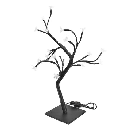 Cherry Blossoms Tree Lamp Plastic PVC Bonsai Light for Home Decoration USB Powered 24 LED
