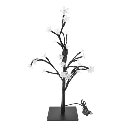 Cherry Blossoms Tree Lamp Plastic PVC Bonsai Light for Home Decoration USB Powered 24 LED