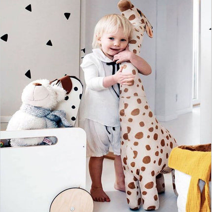 Giraffe Doll Plush Toy Cute Soft Full Filling High Elasticity Skin Friendly Perfect Gift for Kids Adults 100cm