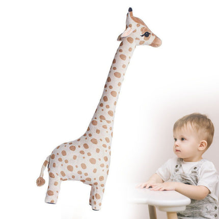 Giraffe Doll Plush Toy Cute Soft Full Filling High Elasticity Skin Friendly Perfect Gift for Kids Adults 100cm