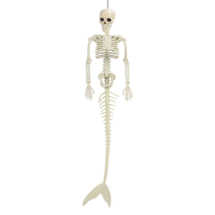 Halloween Skeleton Decoration Realistic Scary Skeleton Figurine Ornament for Haunted House Party Outdoor