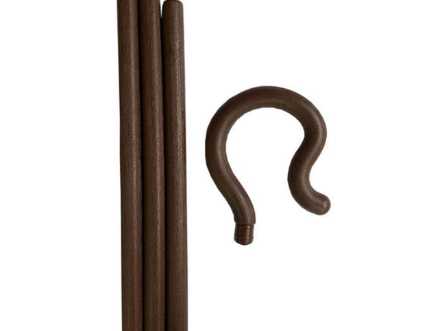 Egypt Pharaoh Scepter Shepherd Costume Crook Staff Halloween Crutch Stick Cosplay Decoration Cane Prop Wand Decorative Plastic Party Crutch