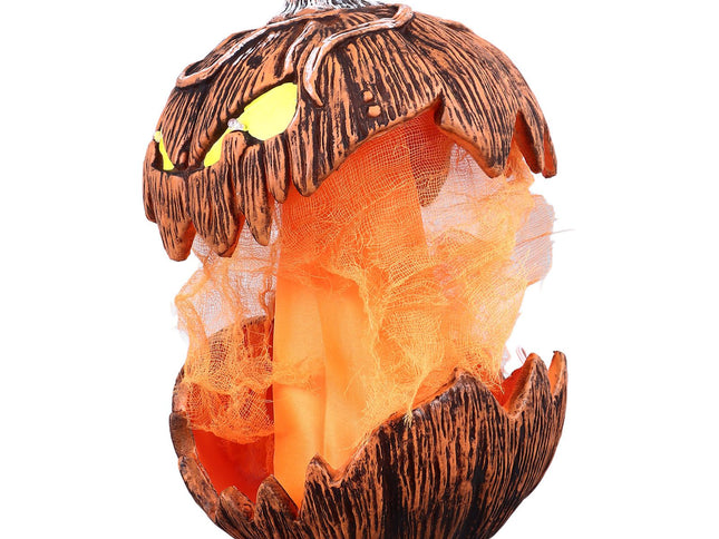 20cm Voice Activated Pumpkin Lifting Lighting Pumpkin Decoration for Indoor Lawn Table Halloween Haunted House