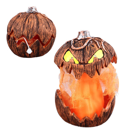 20cm Voice Activated Pumpkin Lifting Lighting Pumpkin Decoration for Indoor Lawn Table Halloween Haunted House
