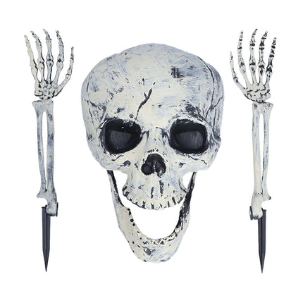Skeleton Decor Cosplay DIY Multifunctional Lifelike Compact Scary Halloween Skeleton