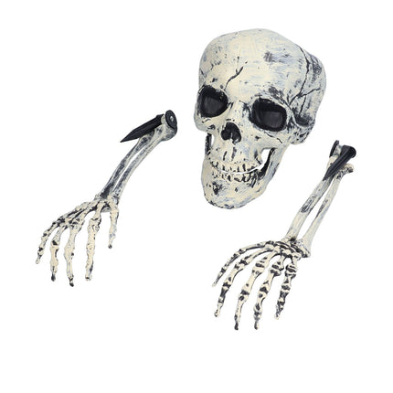 Skeleton Decor Cosplay DIY Multifunctional Lifelike Compact Scary Halloween Skeleton