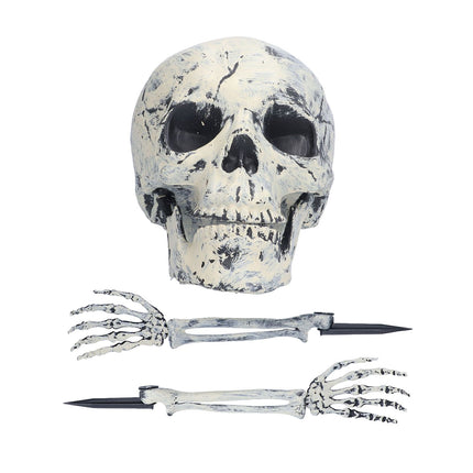 Skeleton Decor Cosplay DIY Multifunctional Lifelike Compact Scary Halloween Skeleton