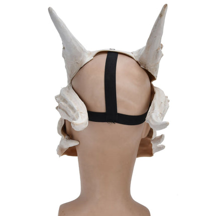 Latex Simulation Dinosaur Skull Mask Head Cover Halloween Costume Party Cosplay Props Decoration