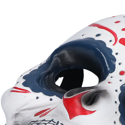 Resin Skull Shape Mask Unique Unisex Halloween Cosplay Costume Party Face Mask Props Decoration