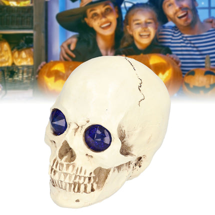 Skull Ornaments Vivid Lightweight Easily Clean Add Horror Ambience Halloween Props for Party Haunted House Decoration