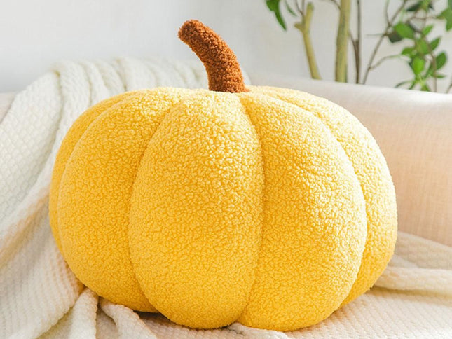 Artificial Pumpkin Cute Plush Pumpkin Fall Harvest Stuffed Pumpkin Halloween Thanksgiving Decorations Photography Props