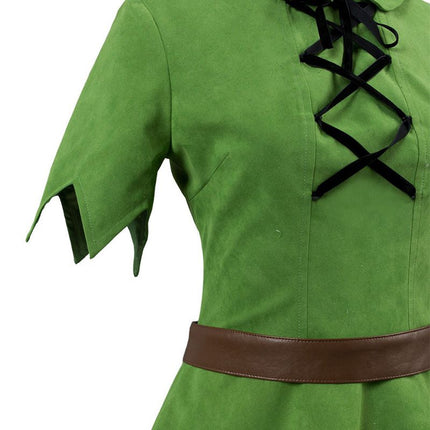 Peter Pan Cosplay Costume Boys Girls Halloween Party Children's 1.3 m
