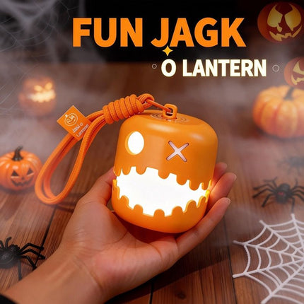 Dual-Expression Halloween Pumpkin Night Light with 7 Modes, Pull-String Control, and Rechargeable Battery – Spooky Festival Decor, Kids' Handheld Prop, and Cozy Bedside Lamp (3PCS)
