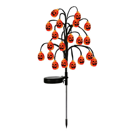 Bring Eerie Charm to Your Outdoor Space with Solar-Powered Halloween Stake Lights – Pumpkin, Skull, Spider & Pirate Motifs, 20 LED, Auto On/Off, Perfect for Garden Paths (Pirate Captain, 2PCS)
