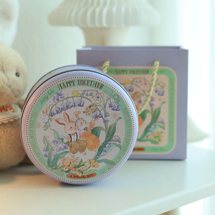 5PCS Cookie Tins with Lids for Gift Giving, Christmas Holiday Printed Round Metal Tins with Lids for Cookies, Candy, Food