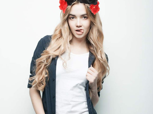 Halloween Rose Skull Headband Flower Crown Hair Bands Wreath Garland Floral Headpiece Women Leaf Hairband Hair Hoops Party
