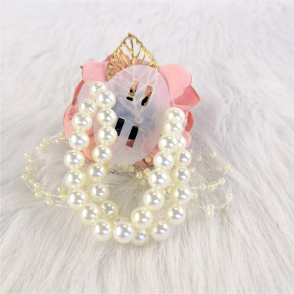 Wedding Bridal Bust Bridesmaids Pearl Leaves Wrist Flowers Party Ball Handmade Flowers Bridal Ladies Wedding Accessories