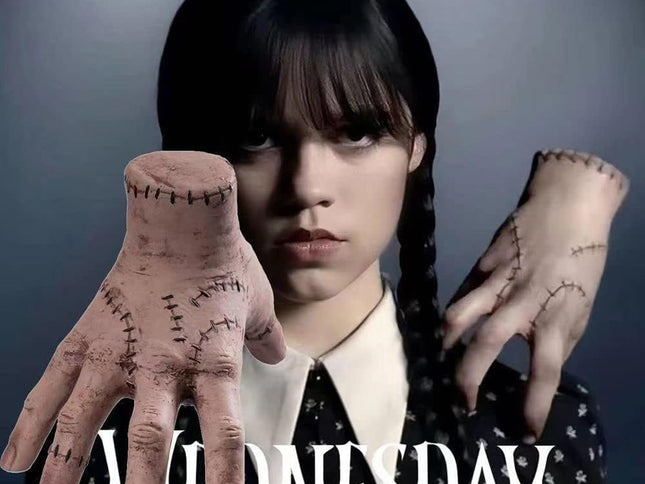 Halloween WednesdayFamily Thing Hand, Halloween Decorated Toys for Fans, Birthday Supplies, Accessories for Halloween Easter.