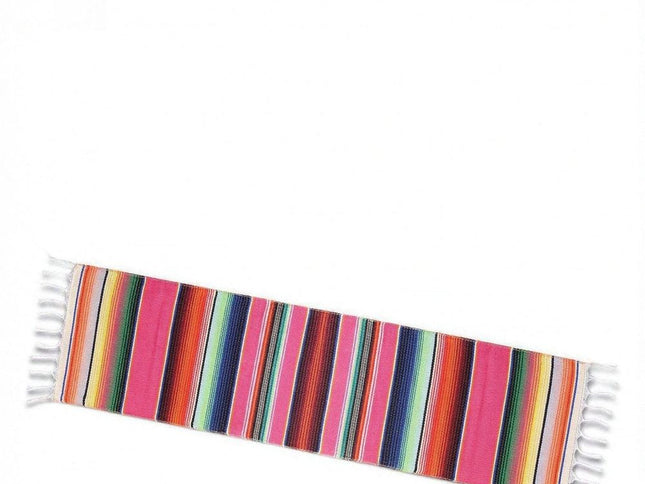 for Party Wedding Decorations Outdoor Picnics Dining Table, Fringe Cotton Table Runners,Cinco De Mayo, Holidays