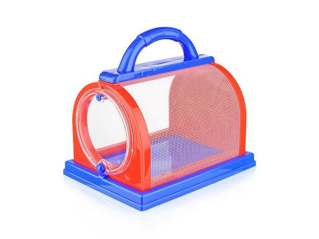 Toys Kids Critter Catcher Tools Set - Cage, Tweezers, Magnifying Glass, Magnifier Jar ((1 Pack) blue Color)