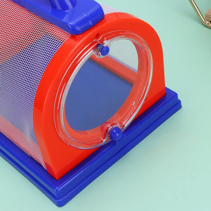 Toys Kids Critter Catcher Tools Set - Cage, Tweezers, Magnifying Glass,  Magnifier Jar ((1 Pack) blue Color)