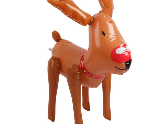 PVC Inflatable Christmas Ornament Home Decor Scene Layout Prop Christmas Decoration for Outdoor Pool, Elk
