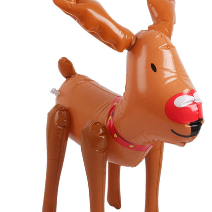 PVC Inflatable Christmas Ornament Home Decor Scene Layout Prop Christmas Decoration for Outdoor Pool, Elk