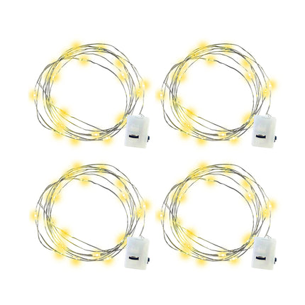LED String Lights 1m Battery Operated Firefly Lights Create a Romantic Dreamy Atmosphere 20 Led Lights