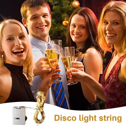 LED String Lights 1m Battery Operated Firefly Lights Create a Romantic Dreamy Atmosphere 20 Led Lights