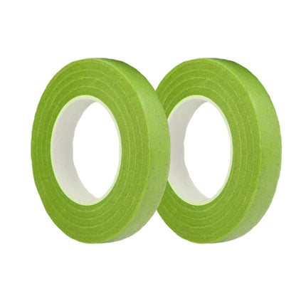 4 Pieces Floral Tape Stem Wrap 1/2 Inch x 22 Yards Flower Tape for Bouquet Stem Wrapping and Crafts-No-Stick(Bright Green)