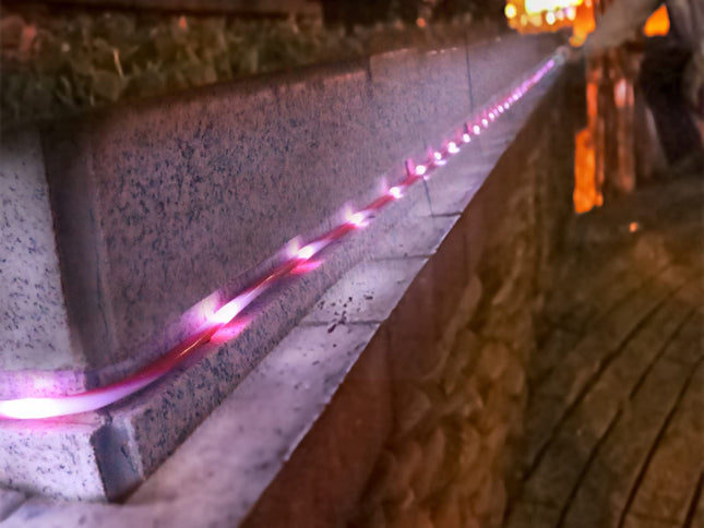 LED solar candy colored tube light outdoor courtyard decoration Christmas decoration PVC copper wire LED light string