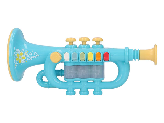 Play Toy Trumpet and Toy Saxophone Set for Kids Safety Tested Dynamic Lighting Effect Musical Instrument Horn Toy