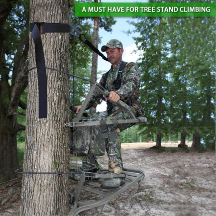 Boaton Tree Strap for Hunting, Quick and Quiet Set Up, Tree Stand Safety Strap, Tree Strap for Safety Harness